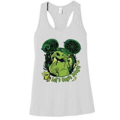 Lets Oogie Boogie Funny Halloween Women's Racerback Tank