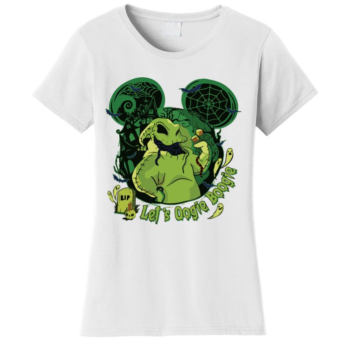 Lets Oogie Boogie Funny Halloween Women's T-Shirt