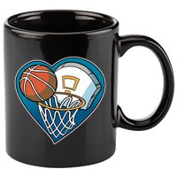 Love Of Baskeball 11oz C Handle Ceramic Mug