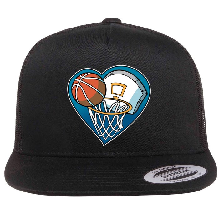 Love Of Baskeball Flatbill Hat