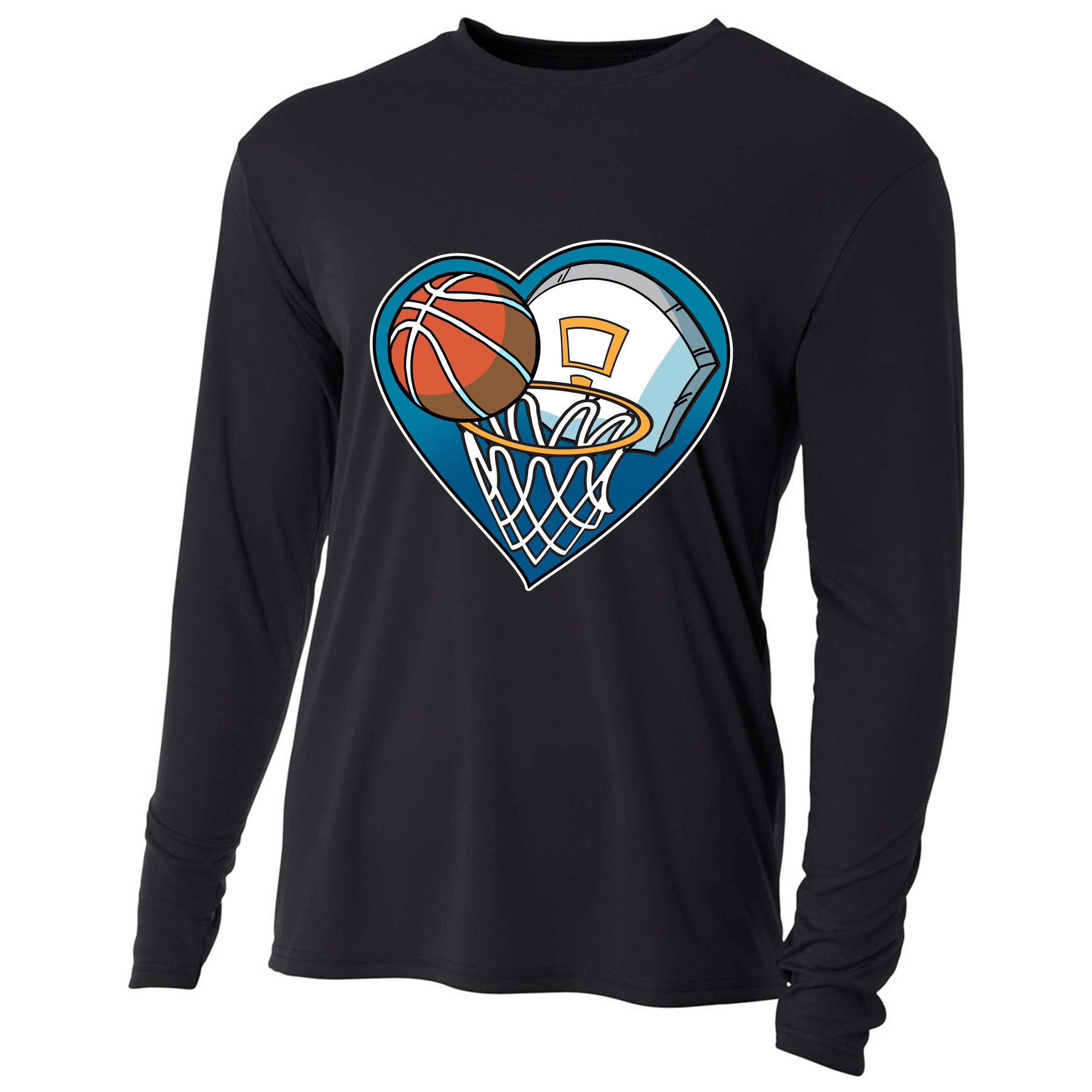 Love Of Baskeball Cooling Performance Long Sleeve Crew