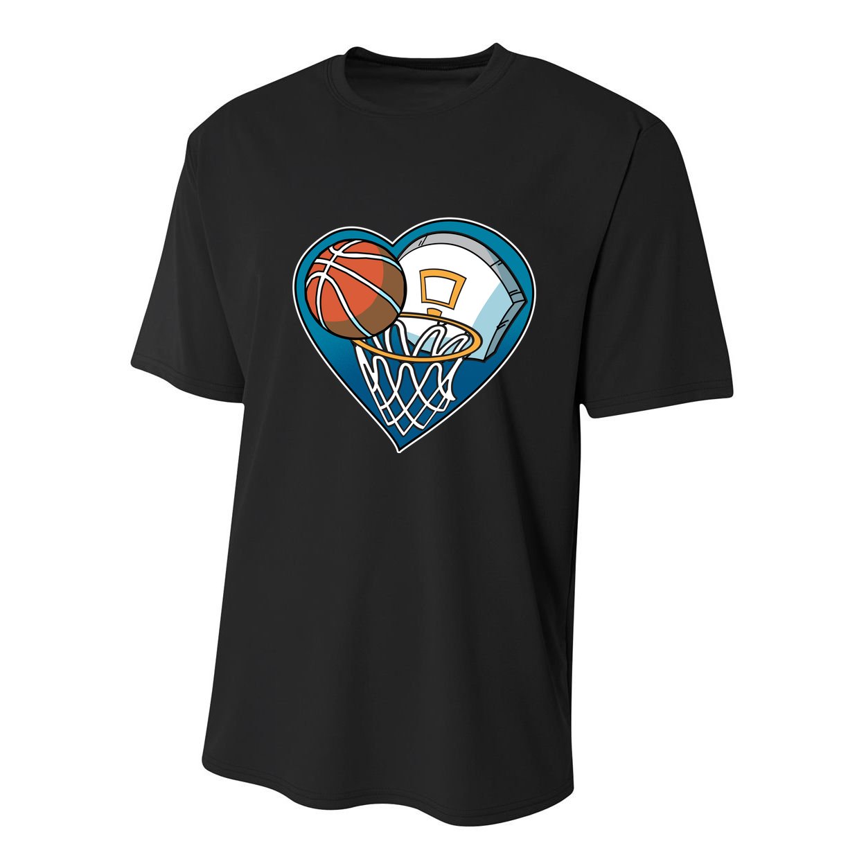 Love Of Baskeball Youth Performance Sprint T-Shirt