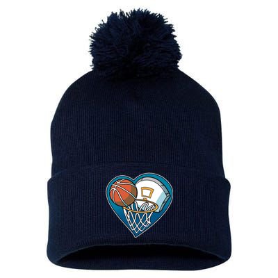 Love Of Baskeball Pom Pom 12in Knit Beanie