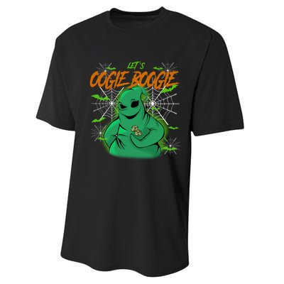 LetS Oogie Boogie Boogieman Nightmare Halloween Character Performance Sprint T-Shirt