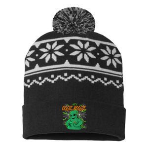 LetS Oogie Boogie Boogieman Nightmare Halloween Character USA-Made Snowflake Beanie