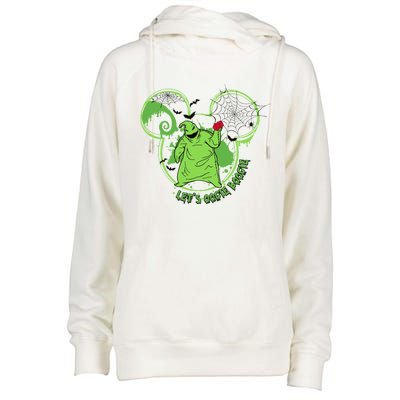 LetS Oogie Boogie Horror Halloween Day Spooky Womens Funnel Neck Pullover Hood