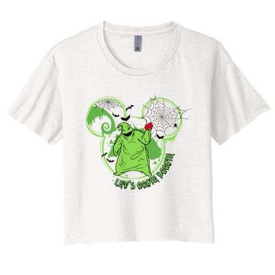 LetS Oogie Boogie Horror Halloween Day Spooky Women's Crop Top Tee