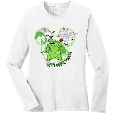 LetS Oogie Boogie Horror Halloween Day Spooky Ladies Long Sleeve Shirt