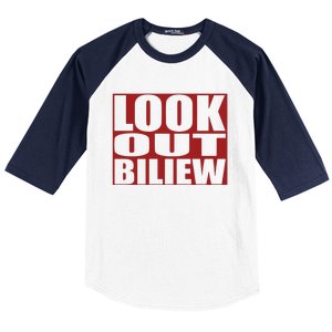 Look Out Biliew Baseball Sleeve Shirt