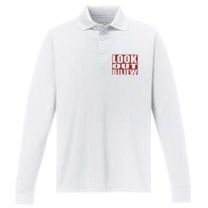 Look Out Biliew Performance Long Sleeve Polo