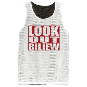 Look Out Biliew Mesh Reversible Basketball Jersey Tank