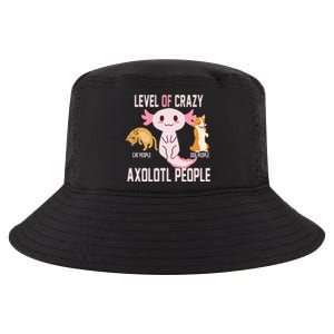 Level Of Crazy Axolotl People Cool Comfort Performance Bucket Hat