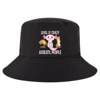 Level Of Crazy Axolotl People Cool Comfort Performance Bucket Hat