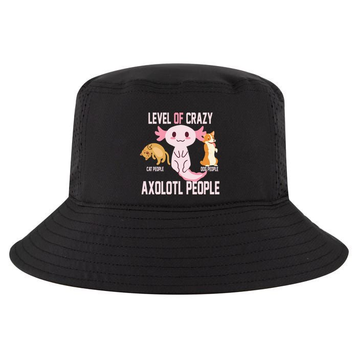 Level Of Crazy Axolotl People Cool Comfort Performance Bucket Hat