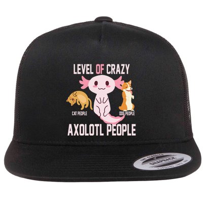 Level Of Crazy Axolotl People Flatbill Hat