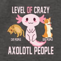 Level Of Crazy Axolotl People Vector Backpack