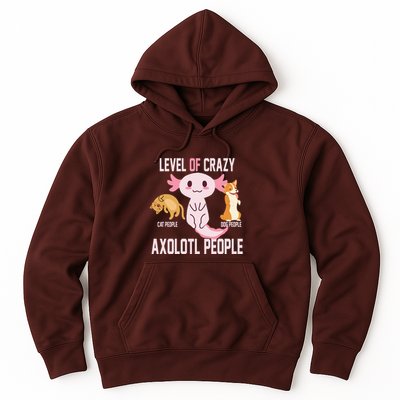 Level Of Crazy Axolotl People Hoodie