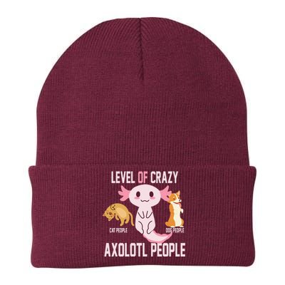 Level Of Crazy Axolotl People Knit Cap Winter Beanie