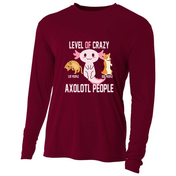 Level Of Crazy Axolotl People Cooling Performance Long Sleeve Crew