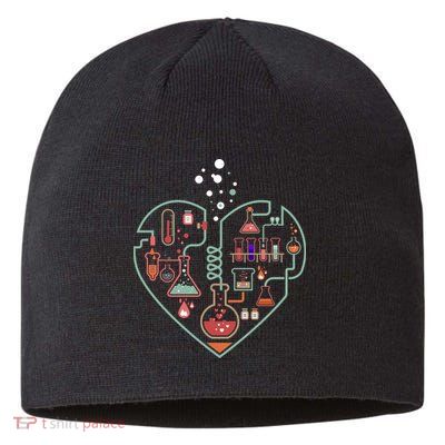 Love Of Chemistry Heart Sustainable Beanie