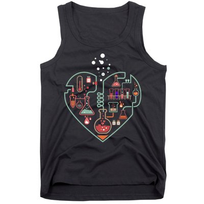 Love Of Chemistry Heart Tank Top
