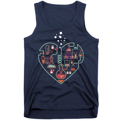 Love Of Chemistry Heart Tank Top