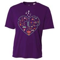 Love Of Chemistry Heart Cooling Performance Crew T-Shirt