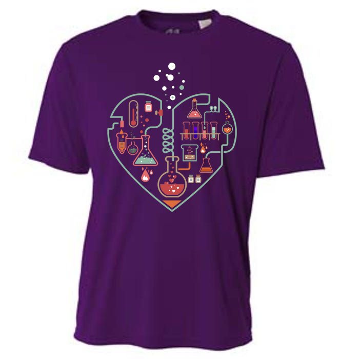 Love Of Chemistry Heart Cooling Performance Crew T-Shirt