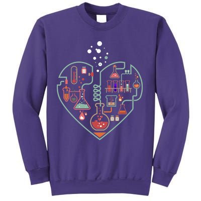 Love Of Chemistry Heart Sweatshirt