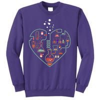 Love Of Chemistry Heart Sweatshirt