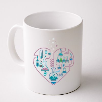 Love Of Chemistry Heart Coffee Mug