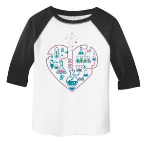 Love Of Chemistry Heart Toddler Fine Jersey T-Shirt