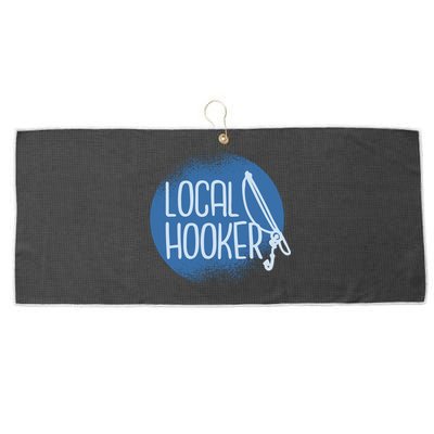 Local Hooker Large Microfiber Waffle Golf Towel