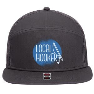 Local Hooker 7 Panel Mesh Trucker Snapback Hat