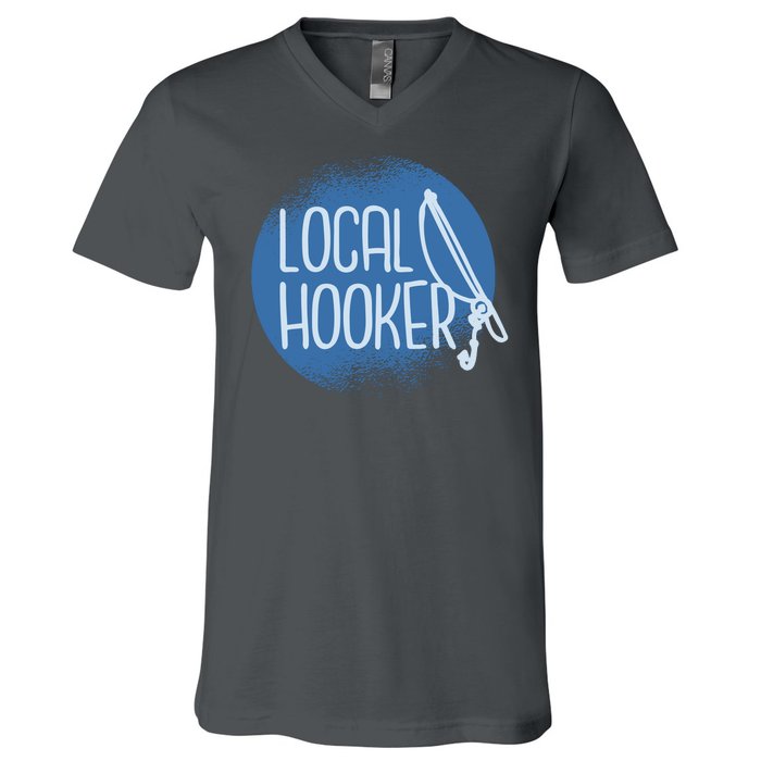 Local Hooker V-Neck T-Shirt