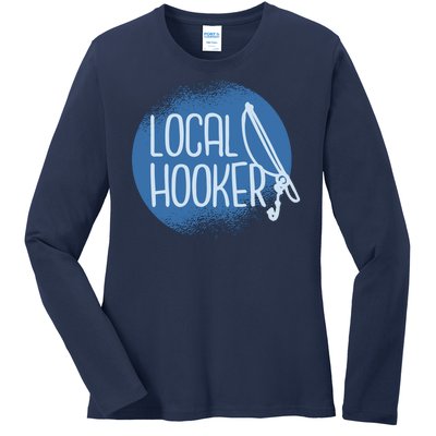 Local Hooker Ladies Long Sleeve Shirt