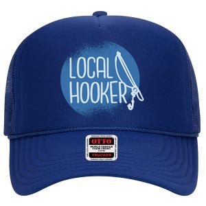 Local Hooker High Crown Mesh Back Trucker Hat