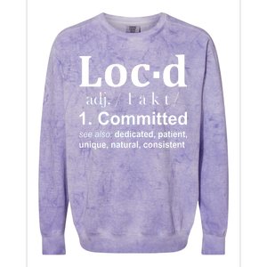 Loc'd Definition Colorblast Crewneck Sweatshirt