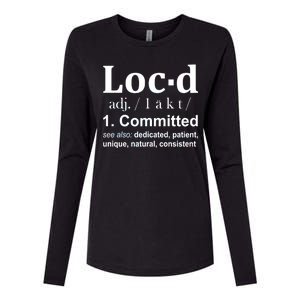 Loc'd Definition Womens Cotton Relaxed Long Sleeve T-Shirt