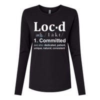 Loc'd Definition Womens Cotton Relaxed Long Sleeve T-Shirt