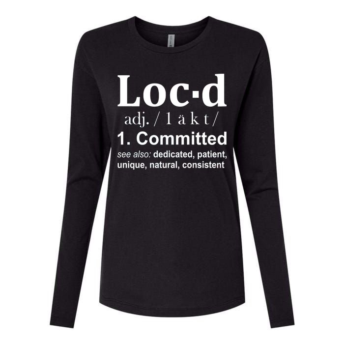 Loc'd Definition Womens Cotton Relaxed Long Sleeve T-Shirt