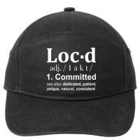 Loc'd Definition 7-Panel Snapback Hat