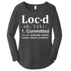 Loc'd Definition Women's Perfect Tri Tunic Long Sleeve Shirt