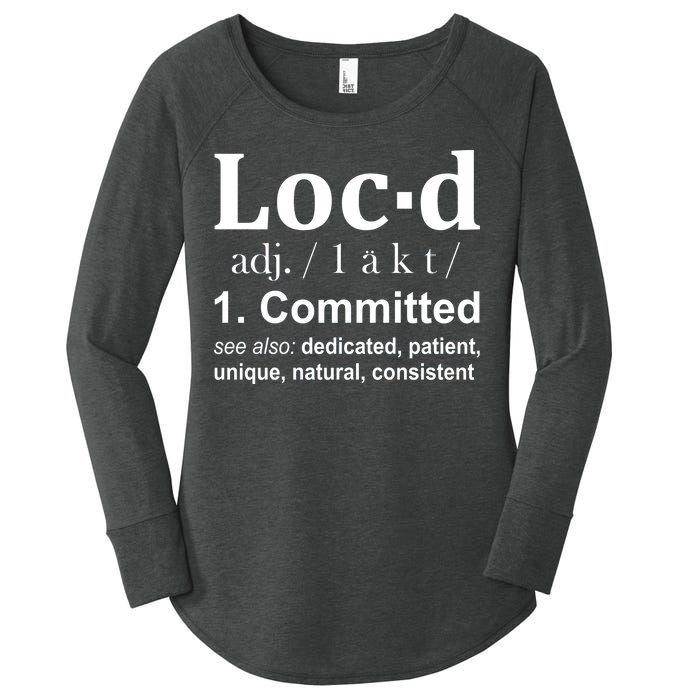 Loc'd Definition Women's Perfect Tri Tunic Long Sleeve Shirt