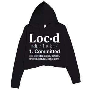 Loc'd Definition Crop Fleece Hoodie