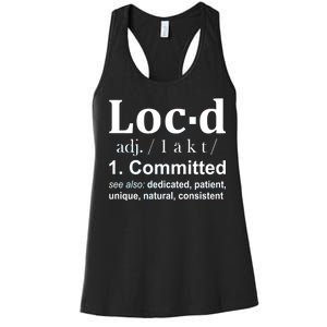 Loc'd Definition Women's Racerback Tank