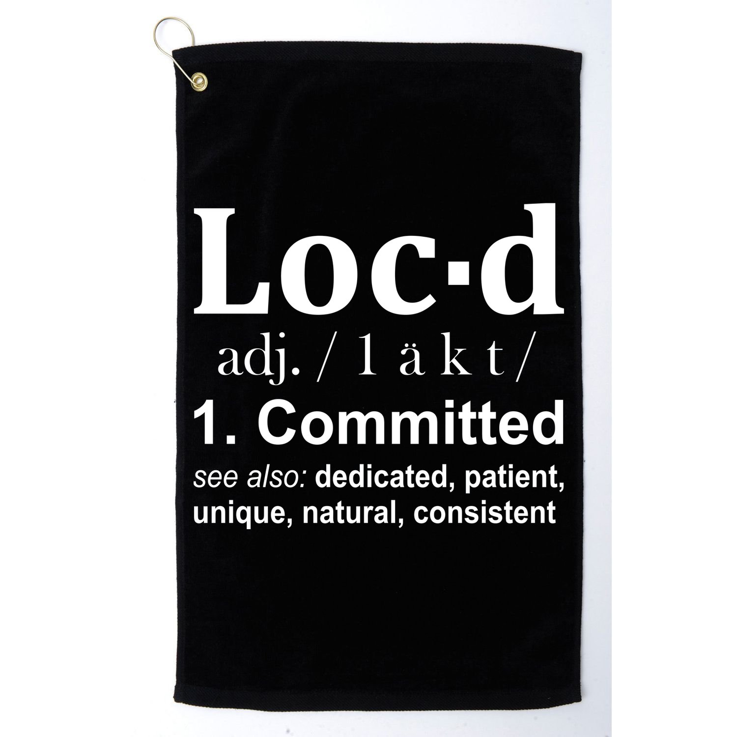 Loc'd Definition Golf Towel