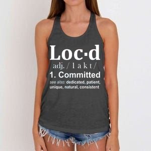 Loc'd Definition Women's Knotted Racerback Tank