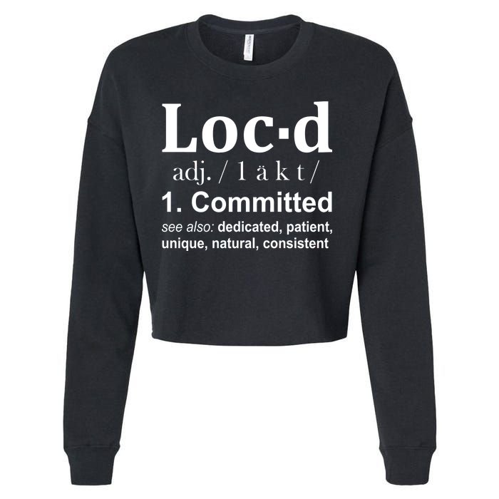 Loc'd Definition Cropped Pullover Crew