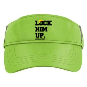 Lock Him Up Resist Trump #impeachtrump Adult Drive Performance Visor